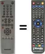 Gleichwertige Fernbedienung Samsung SV-245 X