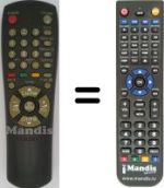 Replacement remote control Samsung CF 5944 N