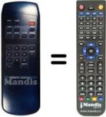 Replacement remote control SB-2001