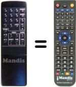 Replacement remote control SR 022