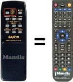 Gleichwertige Fernbedienung Sanyo VMRZ-1P