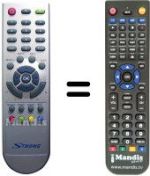Replacement remote control Strong SRT 5006