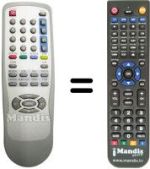 Replacement remote control MASTER T 1490