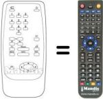 Replacement remote control STREAM DECODER