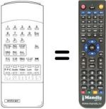 Replacement remote control Mivar 22 C 7L MONO