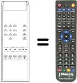 Replacement remote control TC 210