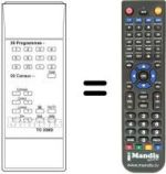 Replacement remote control Oceanic 63 OC 9521