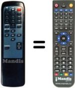Replacement remote control TECHNIPLUS 2 DISEQC