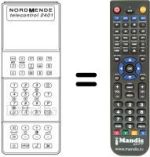 Replacement remote control TELECONTROL 2401