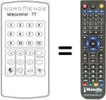 Replacement remote control TELECONTROL 77