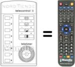 Replacement remote control TELECONTROL II