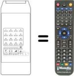 Replacement remote control TPE 604