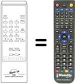 Replacement remote control 08-201660-003