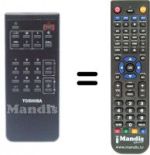 Replacement remote control CT-9581