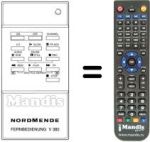 Replacement remote control NordMende V 303 PSN