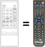 Replacement remote control Panorama VCR 97