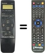 Replacement remote control Panasonic NV-SD44