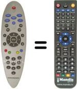 Replacement remote control NordMende MC 2850