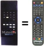 Replacement remote control ZENITH