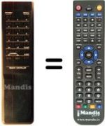 Replacement remote control Amstrad SRX 200 / 64