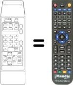 Replacement remote control FRACARRO FTS 9500
