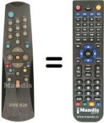 Replacement remote control Vestel DVB 840 CI