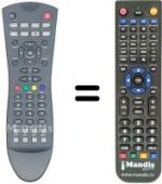 Gleichwertige Fernbedienung Vestel STM 300 HD