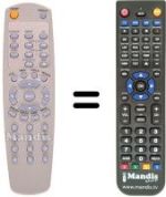 Replacement remote control Goodmans GDVD 214