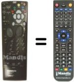 Replacement remote control Teleavia DTH 3300