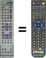 Gleichwertige Fernbedienung JVC DM-MH 30 SE