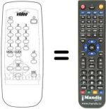 Replacement remote control EMME ESSE SMB 1900