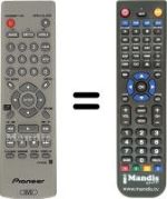 Gleichwertige Fernbedienung Pioneer DVD 470