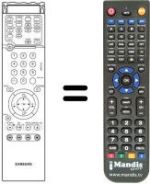 Replacement remote control Samsung PW21G5VD