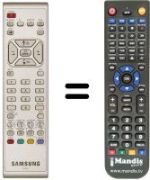 Gleichwertige Fernbedienung Samsung LW17E24C