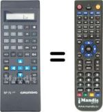 Gleichwertige Fernbedienung Grundig SE6110