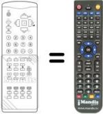 Gleichwertige Fernbedienung Samsung 3F14-00037-050