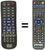 Replacement remote control REMCON408