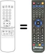 Gleichwertige Fernbedienung Nokia 5124VT