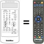 Replacement remote control LG 597-059E