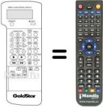 Replacement remote control LG 597-080A
