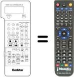 Replacement remote control LG 597-080E