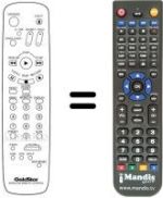 Replacement remote control LG 597-086F