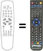 Replacement remote control Akai TV2007