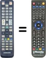 Replacement remote control Samsung UE32C6200RS/XZG