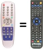 Replacement remote control Xcom CDTV410DTVA