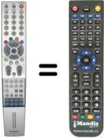 Replacement remote control Humax LIT-26 DTT