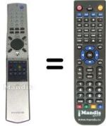 Replacement remote control Daewoo R-50K18