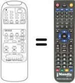 Replacement remote control Novatronic HT891