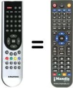 Replacement remote control Grundig RCH5J52