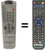 Replacement remote control RC45